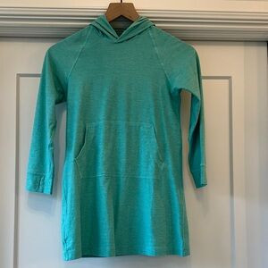 Hanna Anderson Sunblock UV Hoodie Dress  sz 6-7